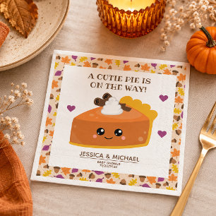Serviette En Papier Baby shower d'automne Cutie Pie