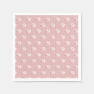 Serviette En Papier Baby shower d'automne de Pink Little Citrouille Mo
