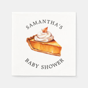 Serviette En Papier Baby shower d'automne du Citrouille Cutie Pie