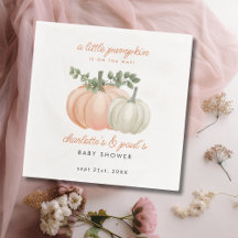 Baby shower d'automne neutre pour le petit Citroui