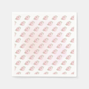 Serviette En Papier Baby shower d'automne rose petit Motif Citrouille