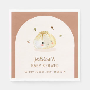 Serviette En Papier Baby shower de dumping chinois minimaliste Boho Ar