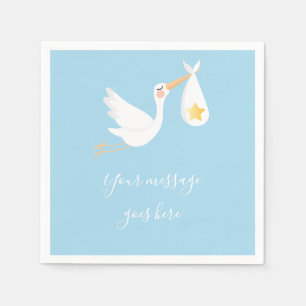 Serviette En Papier Baby shower de livraison spéciale Sprinkle Blue