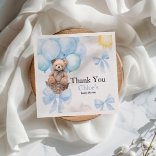 Serviette En Papier Baby shower de l'ours
