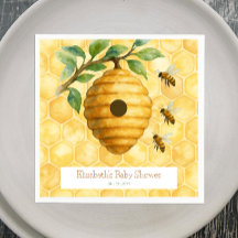 Baby shower de ruche d'abeilles