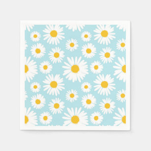 Serviette En Papier Baby shower de serviettes Spring Daisy Personnalis