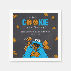 Serviette En Papier Baby shower de tableau noir Monster Cookies