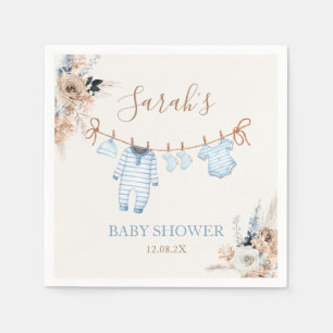 Serviette En Papier Baby shower de vêtements pour bébé garçon