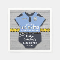 Baby shower des agents de police