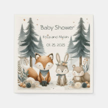 Baby shower des bois