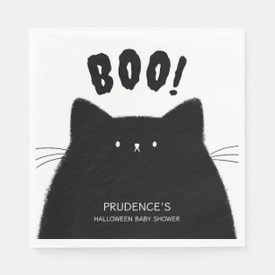 Serviette En Papier Baby shower d'Halloween de Little Boo