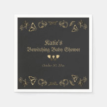 Baby shower d'Halloween gothique victorien sombre