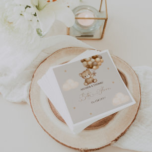 Serviette En Papier Baby shower d'ours en peluche neutre