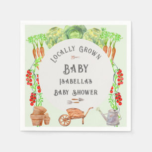 Serviette En Papier Baby shower du marché des producteurs de bébés cul