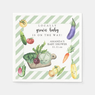 Serviette En Papier Baby shower du marché des producteurs de bébés cul