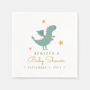 Serviette En Papier Baby shower Fairytale Cute Dragon