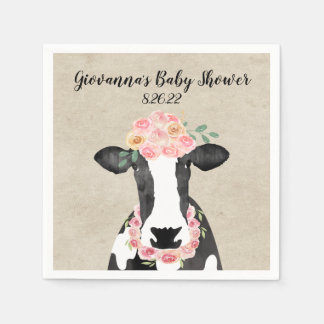 Serviette En Papier Baby shower Fille de ferme de la Couronne de la va