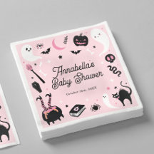 Baby Shower Fille Halloween Rose