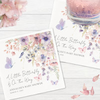Baby Shower Fleur Sauvage Papillon
