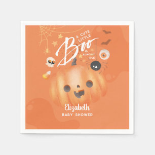 Serviette En Papier Baby shower Halloween coloré Boo Thème