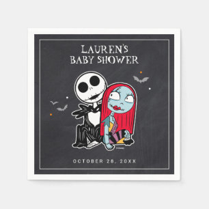 Serviette En Papier Baby shower Jack & Sally   Tableau