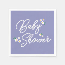 Baby shower Lavender Little Lady Spring Flowers