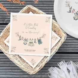 Serviette En Papier Baby Shower Little Bit Of Country Linge de Maison 