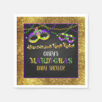 Baby shower Mardi Gras