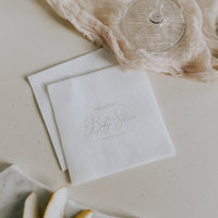 Baby shower minimaliste Gold Classy Chic