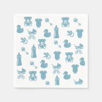 Baby shower Motif bleu