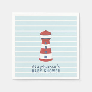Serviette En Papier Baby shower Nautical Baby Boy