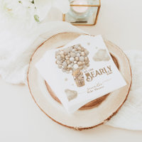 Baby shower neutre d'attente de l'ours en peluche