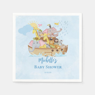 Serviette En Papier Baby shower Noahs
