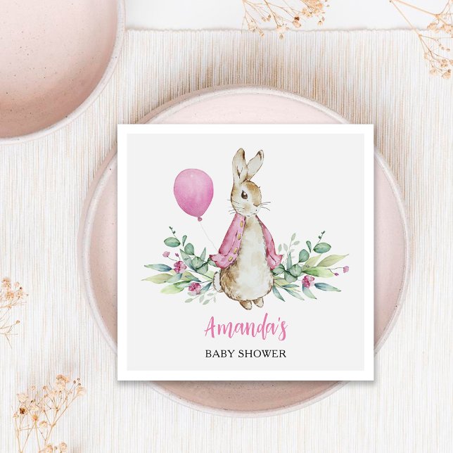 Serviette En Papier Baby shower Peter Rabbit (Créateur téléchargé)