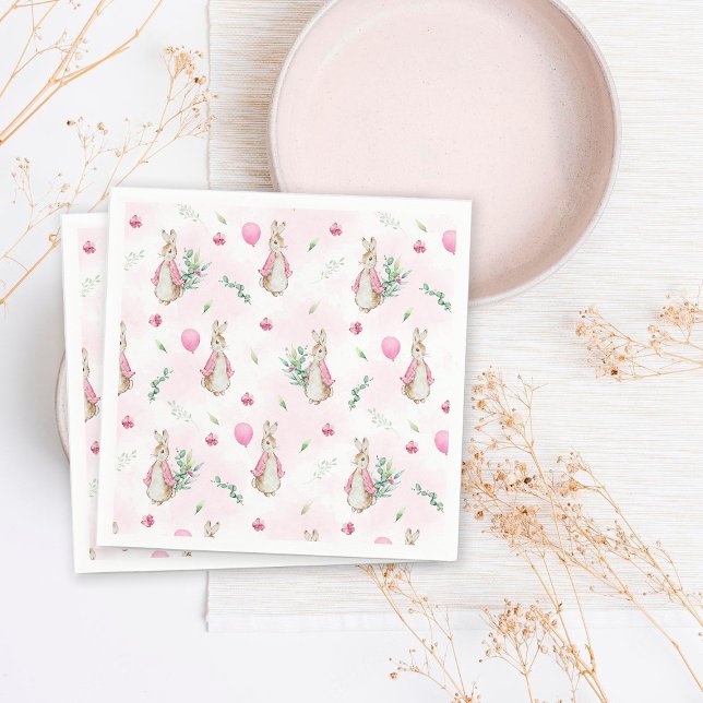 Serviette En Papier Baby shower Peter Rabbit (Créateur téléchargé)