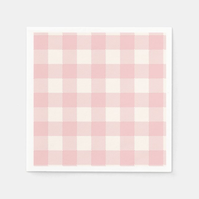 Serviette En Papier Baby shower pour fille à vélo Vintage rose mou (Devant)