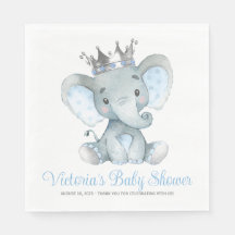Baby Shower pour un Petit Éléphant Garçon sur Mesu
