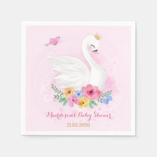 Serviette En Papier Baby shower princesse de Swan
