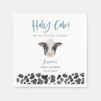Baby shower rustique Bleu Sainte Vache