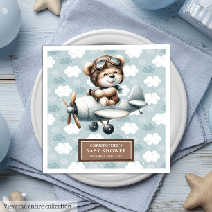 Serviette En Papier Baby shower serviettes oreille en peluche Décor de