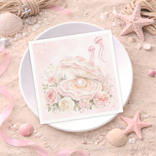 Serviette En Papier Baby Shower Sous l'Océan