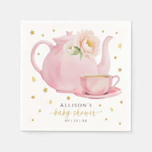 Serviette En Papier Baby shower Tea Party