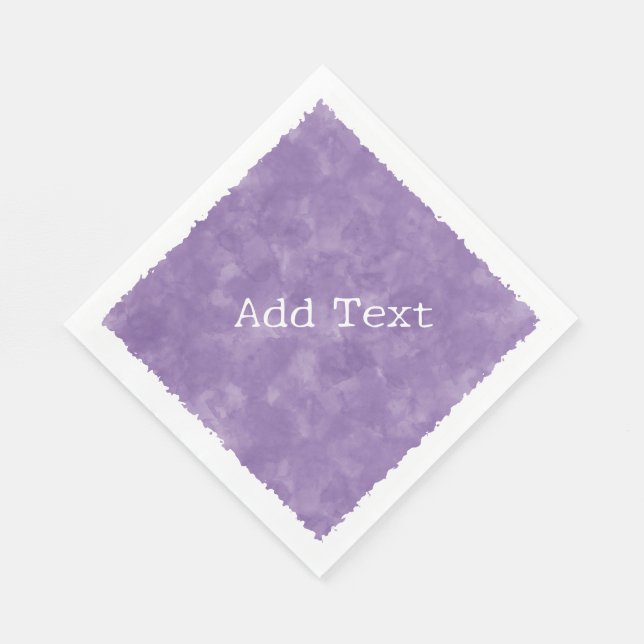 Serviette En Papier Baby shower texte personnalisé couleur d'aquarelle (Coin)