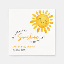 Baby Shower Un Petit Rayon de Soleil