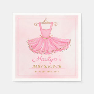 Serviette En Papier Baby shower vestimentaire Ballerina Tutu Anniversa