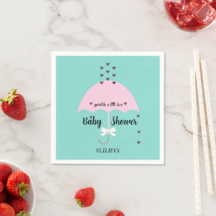 Serviette En Papier Baby Sprinkle Love Genre Reveal Douche Party