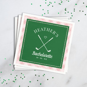 Serviette En Papier Bachelorette de golf dernier Swing