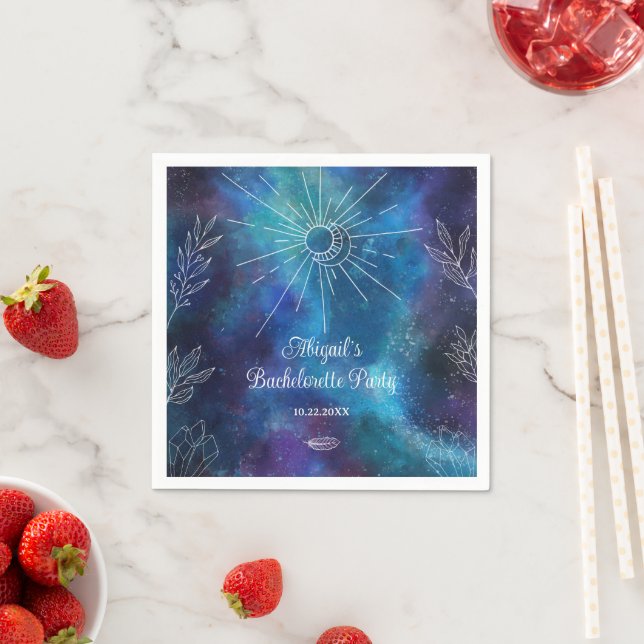 Serviette En Papier Bachelorette mystique (En situation)