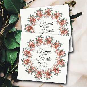 Serviette En Papier Baies De Forêt En Mémoire Amoureuse