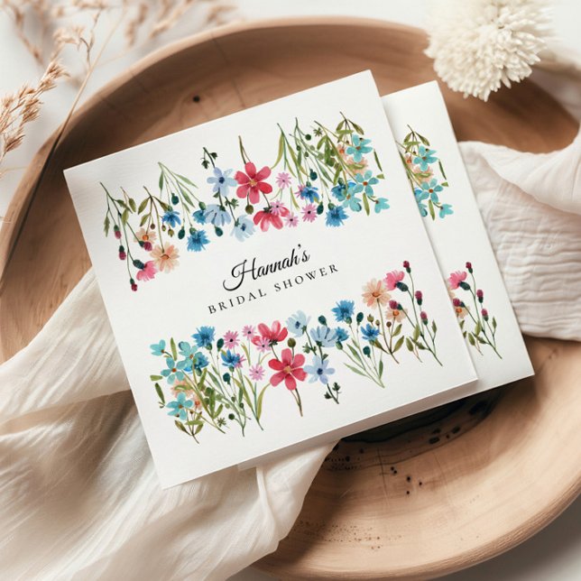 Serviette En Papier Baigne dans l'amour de la Fleur des Champs Enterre (Créateur téléchargé)